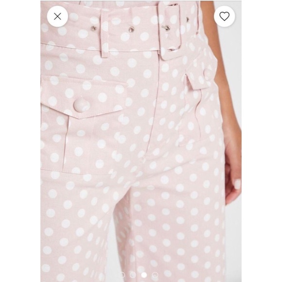 English Factory Pink Polka Dot Tie Top & Marching Trousers - Picture 4 of 16